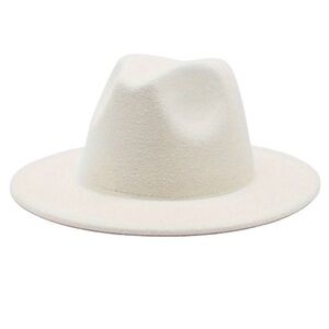 White Fedora Hat